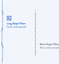 Long vs Short staple fibres