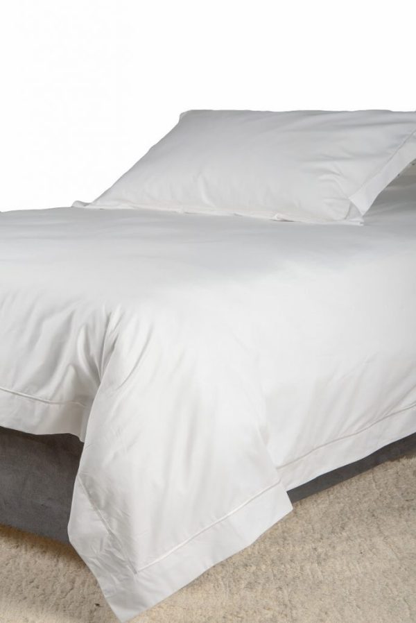 Cotton Percale Duvet Cover Oxford Set - 200TC - Image 3