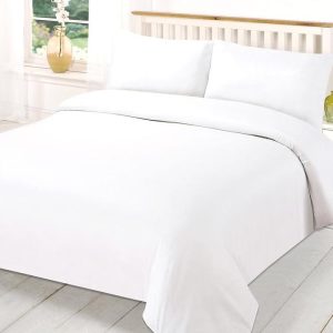 Plain – Luxury Cotton Duvet Cover Set – 400TC